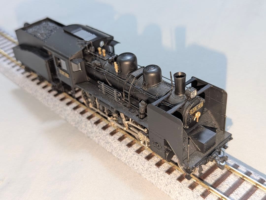 KATO　C56　蒸気機関車　【1-201】　HOゲージ　パーツ取付済み