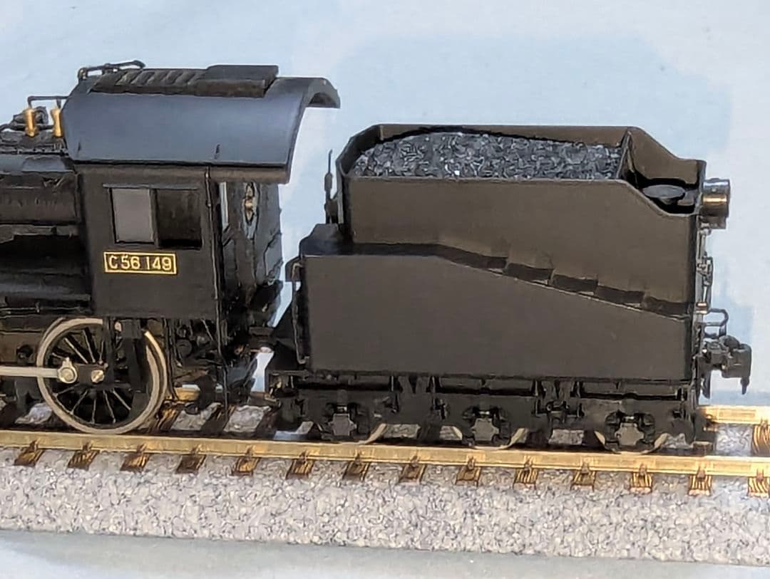 KATO　C56　蒸気機関車　【1-201】　HOゲージ　パーツ取付済み