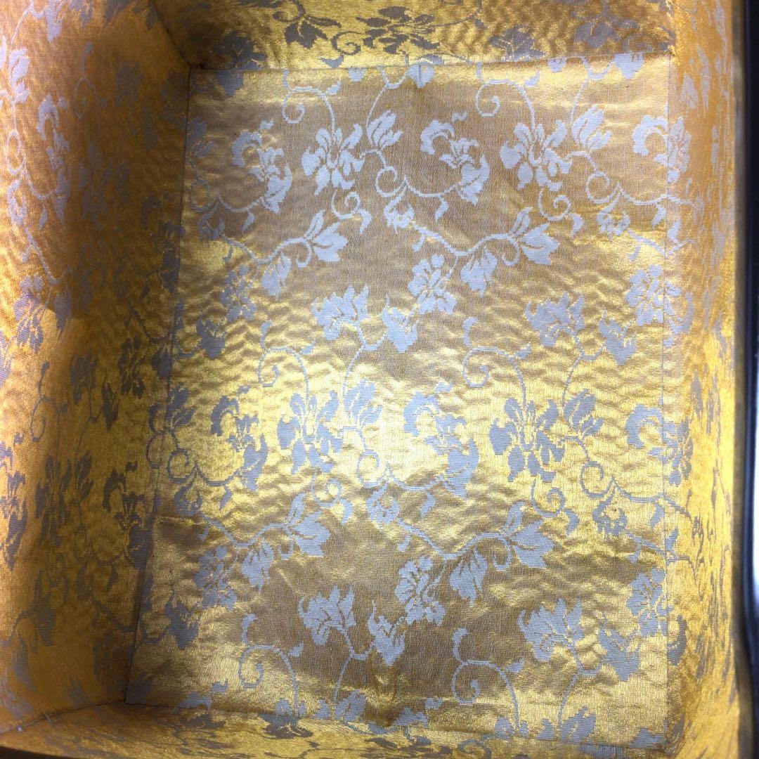 Ｒ５６１　御所籠　『平安　元竺作』『利休形』『仕覆付』『皆具添』　共箱　茶道具