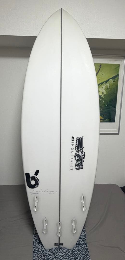 JSサーフボード　SUBZERO 5'8 FCS