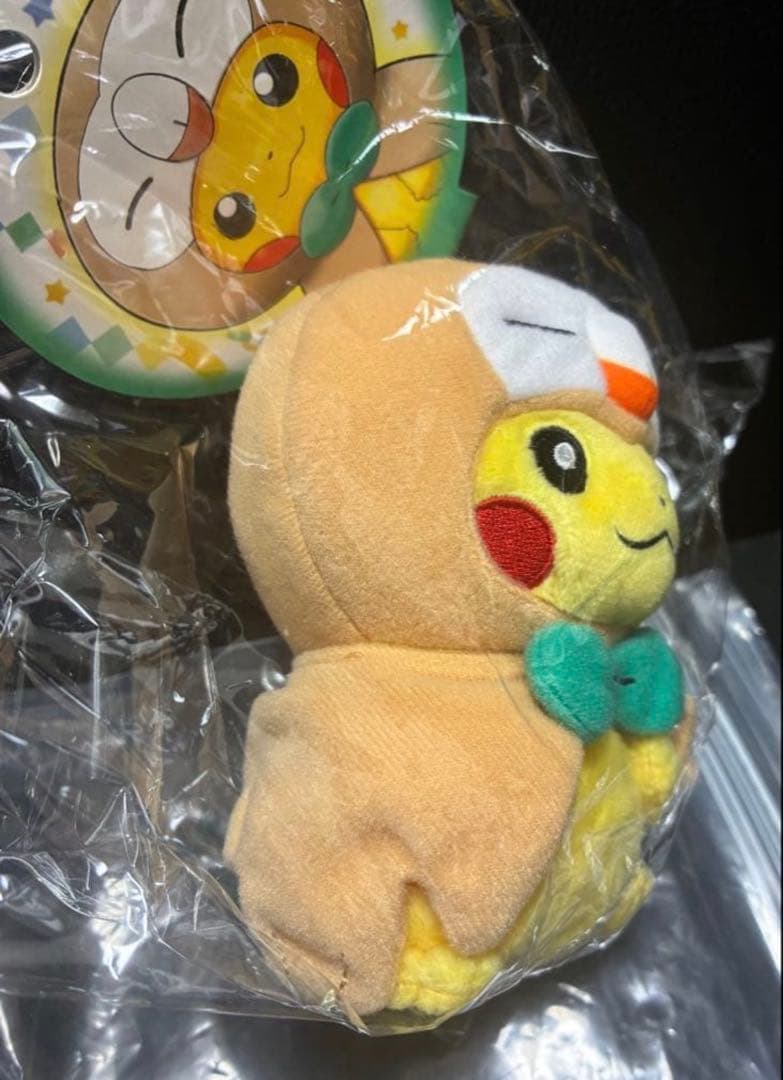 【新品未使用】 モクローのポンチョを着たピカチュウ ポケモンセンタートウホク