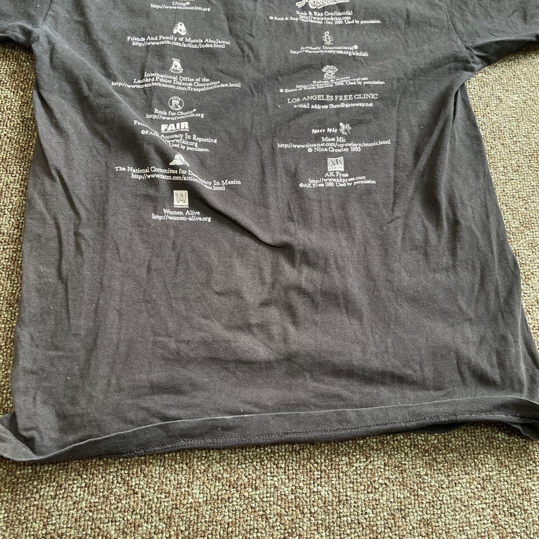 RAGE AGAINST THE MACHINE Tシャツ　XLサイズ