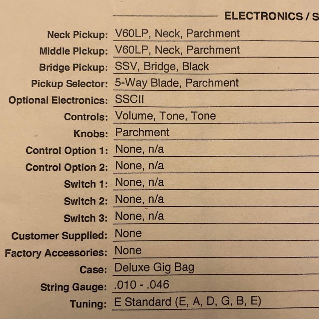 suhr classic S サンバースト