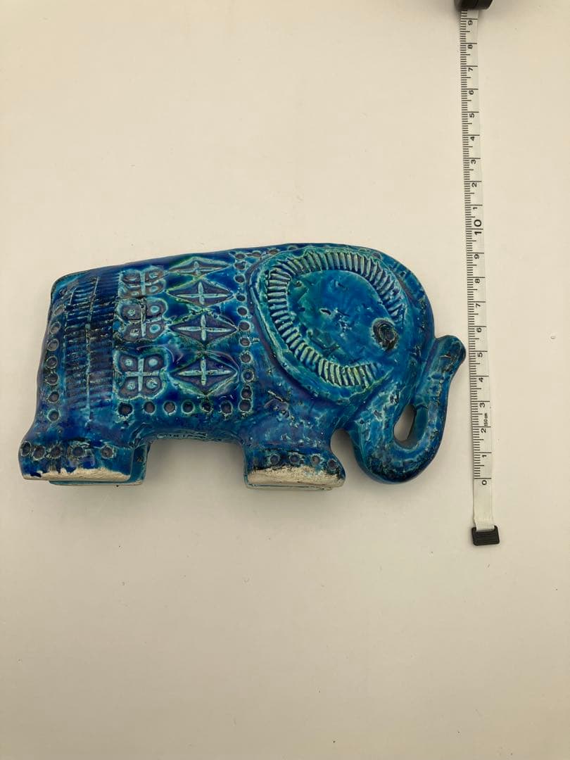 Bitossi Flavia　象のオブジェ　イタリア　ビトッシフラビア　Y