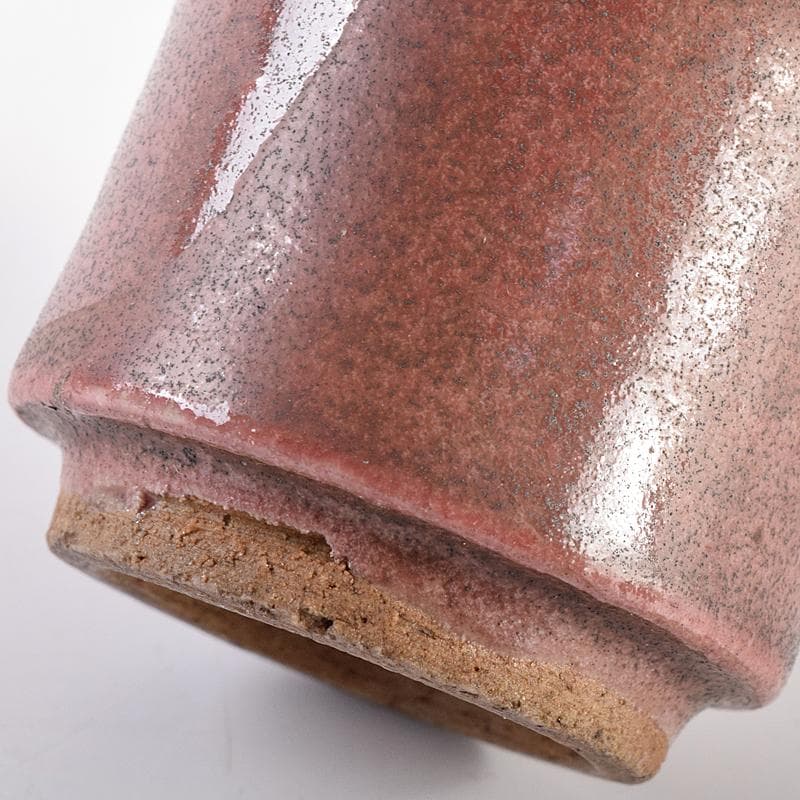 北大路魯山人作　辰砂釉　ぐい呑　盃　V　R7678