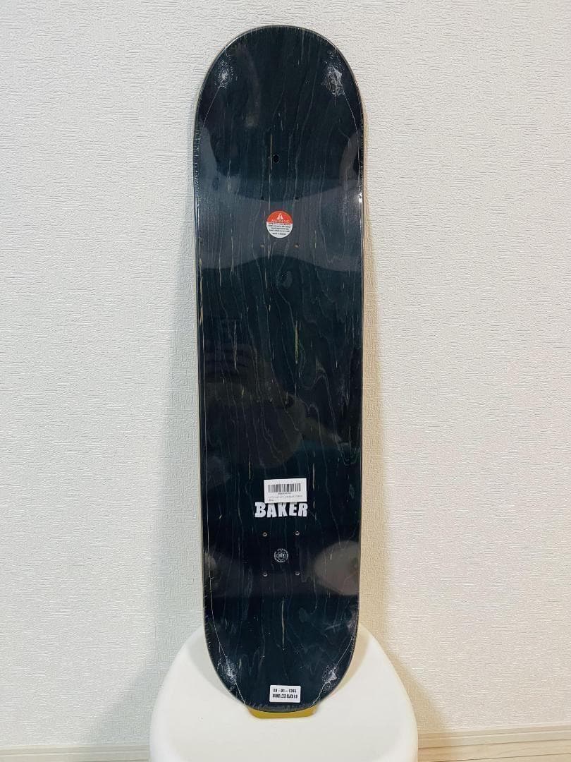 台湾製無地黒デッキテープ付き BAKER ベーカースケートボード 8.0デッキ