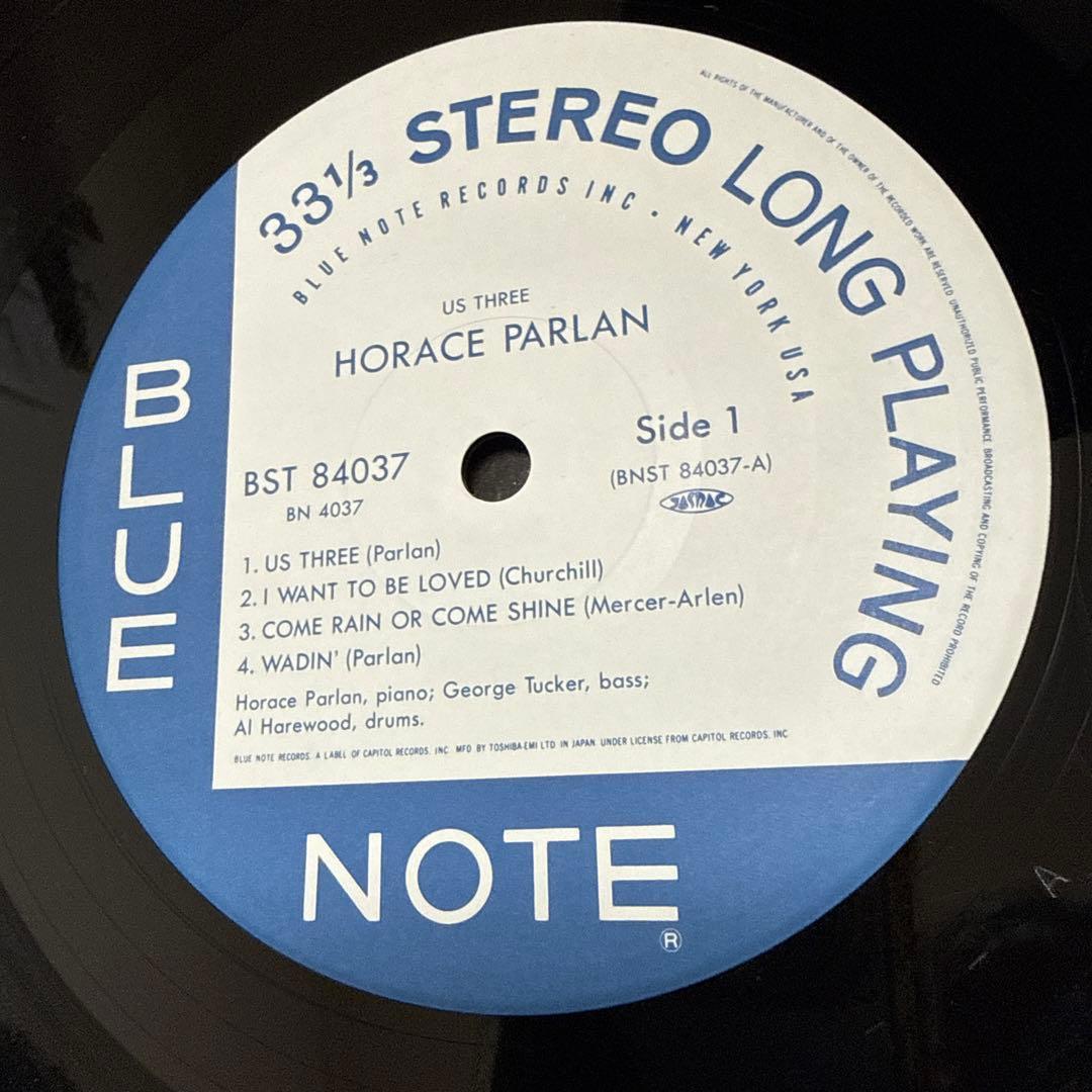 LP12in国内BN4037st ホレスパーラン/アススリー 盤ジャケ帯解説良好