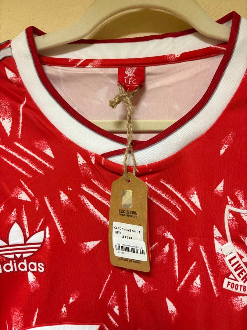 リバプールFC 長袖シャツ 1989/1990 adidas Candy