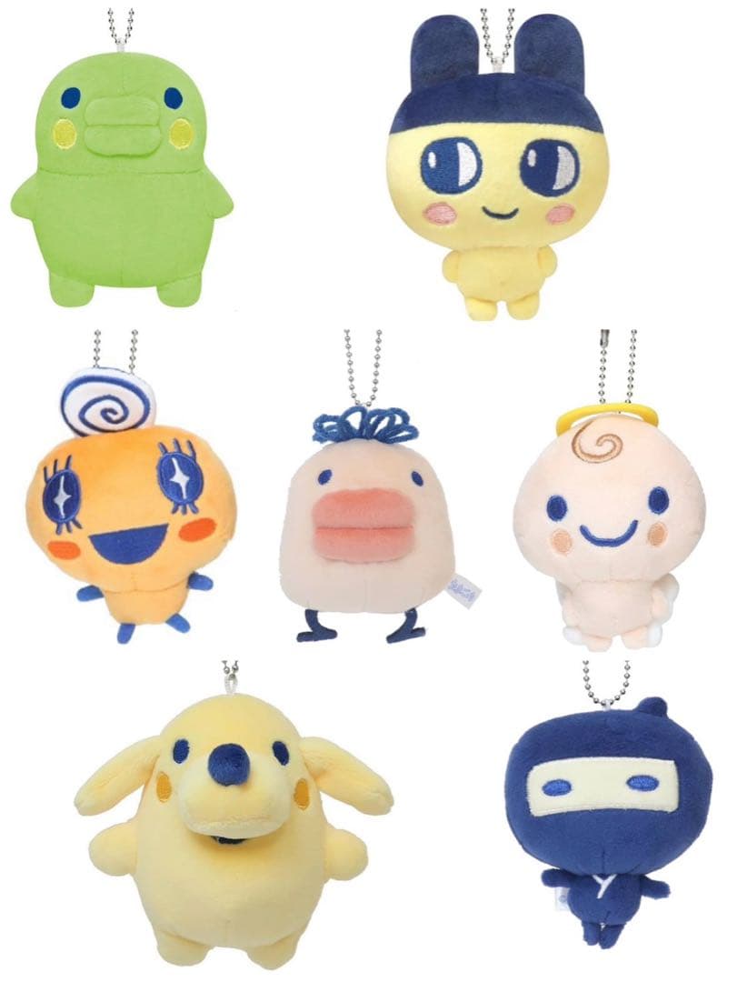 たまごっち マスコットキーホルダー 7点セット カミオジャパン