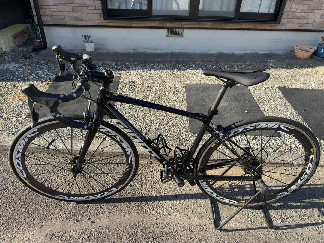 ブラック ロードバイクGIANTCONTEND2 コスミックホイール