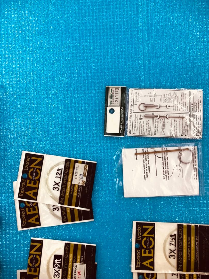 Fly fishing マテリアル 素材 タイイング　針　羽