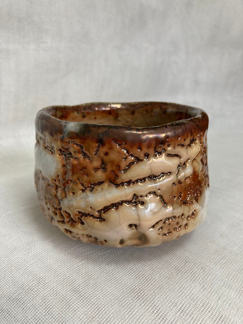 木戸貞昭は／ふり志野茶碗／B40