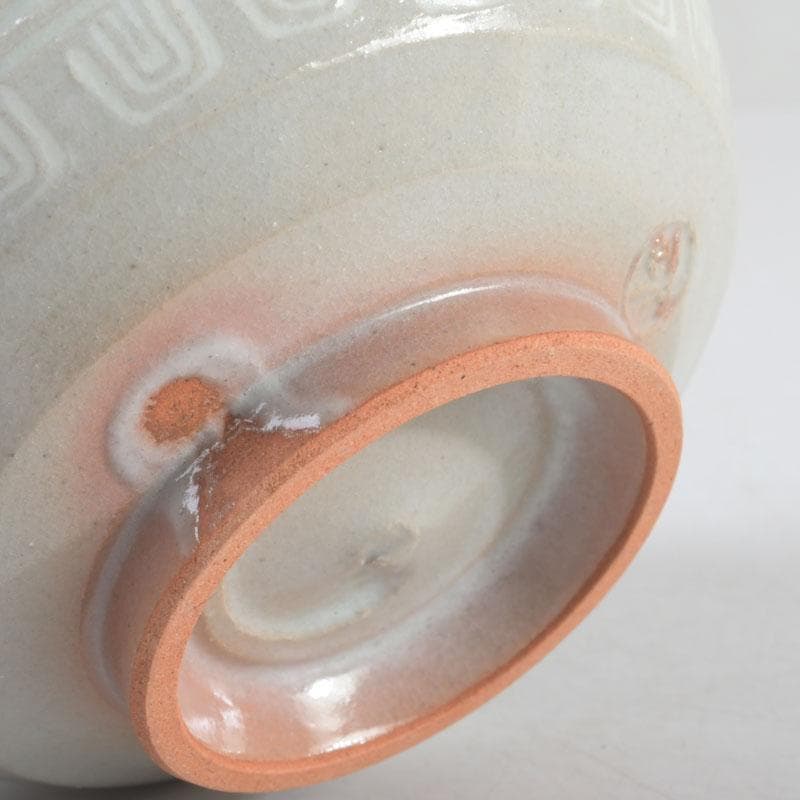 茶道具　京焼　加藤春永作　三島市松　数茶碗　六客　共箱　V　9769