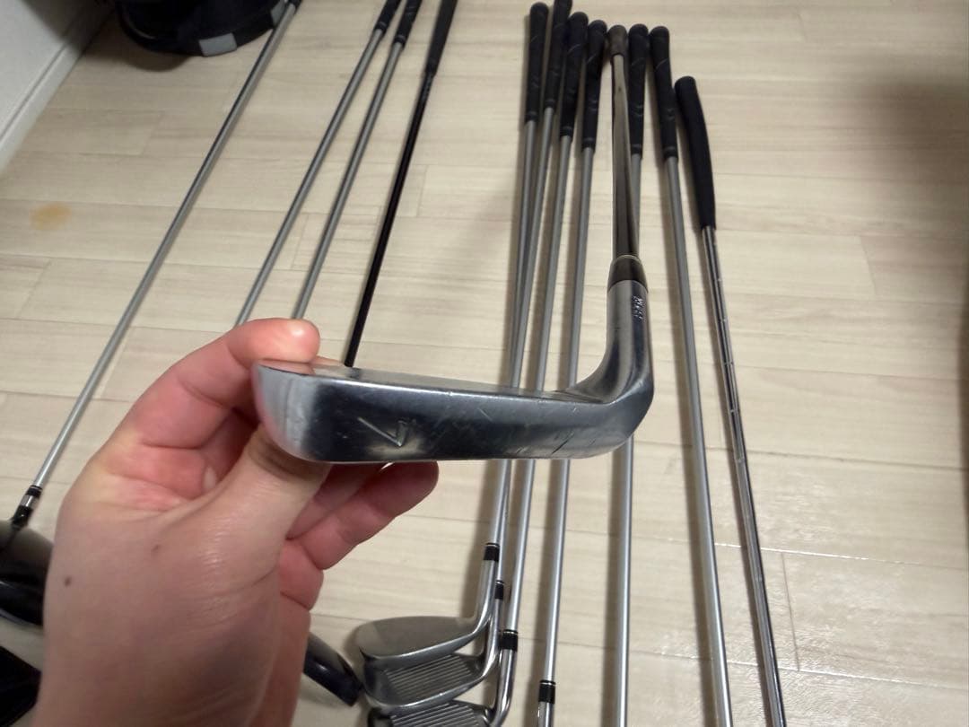 キャディーバッグ　ゴルフバッグ　クラブ12本セット　初心者向け　中古　特典付き