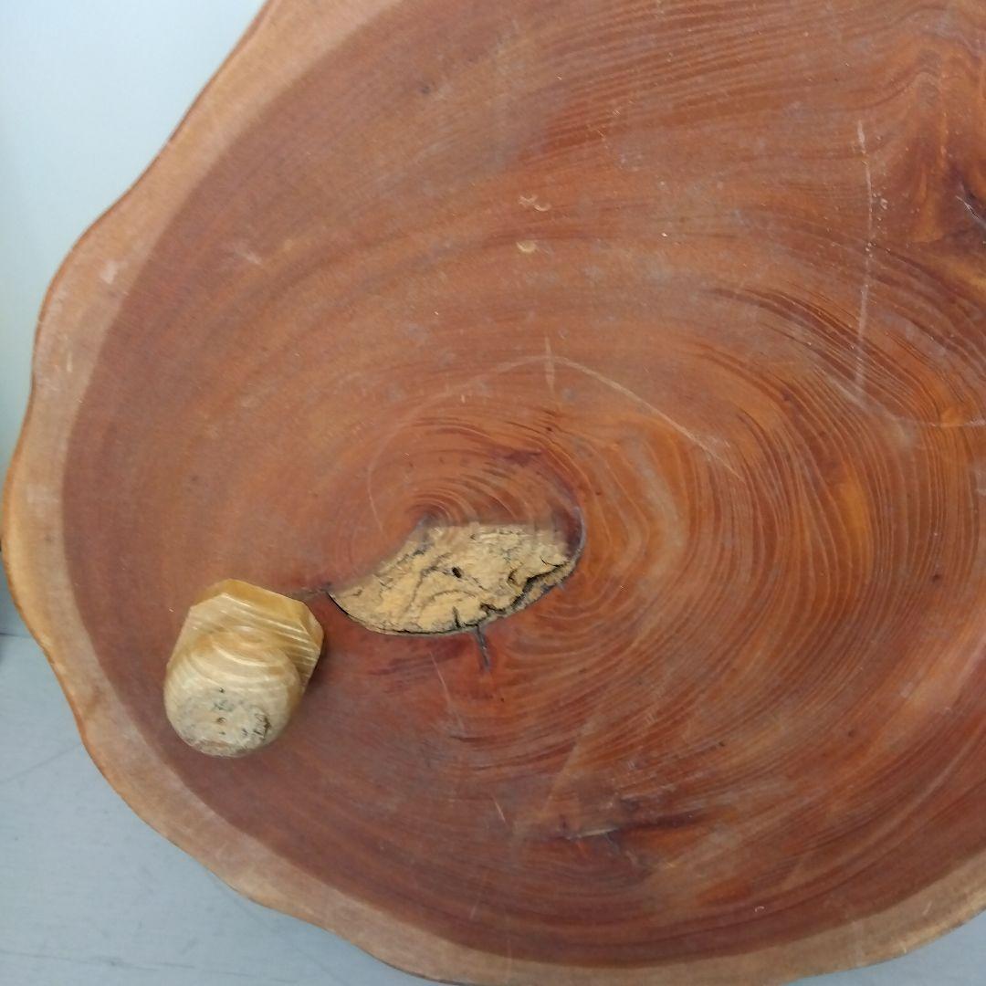 花台　A 　アンティーク　木目　一本木