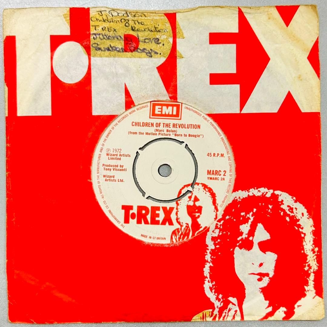 T REX レコード 7インチ david bowie レア 初版