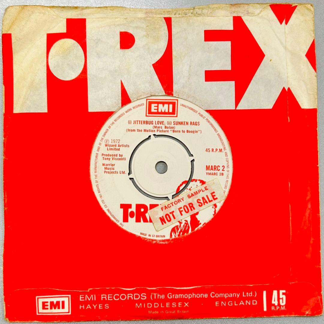 T REX レコード 7インチ david bowie レア 初版