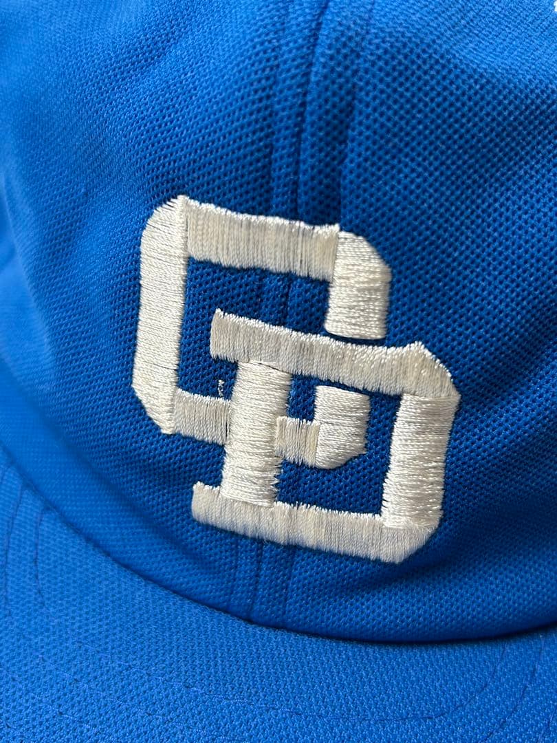 中日ドラゴンズ　ブルー/青　キャップ　刺繍ロゴ　57サイズ