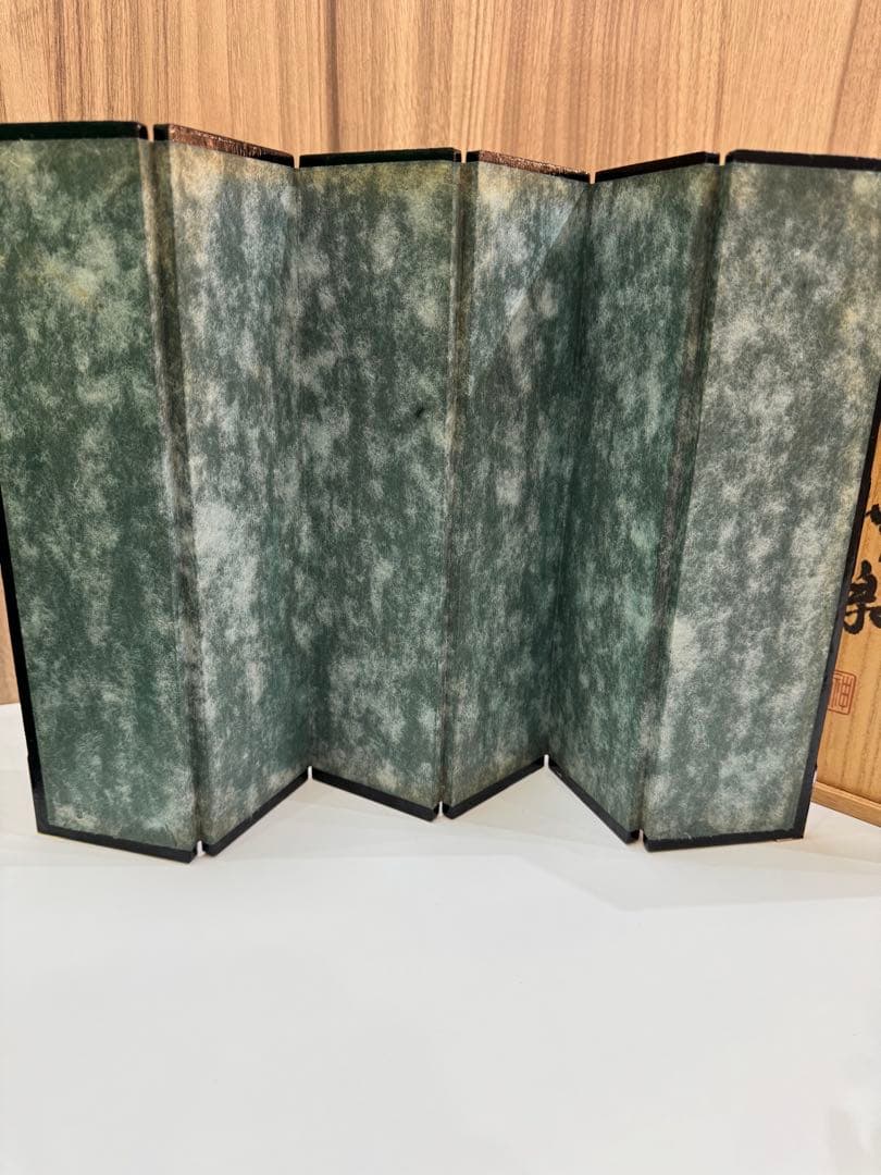 奈良 一刀彫　具足　神泉作　ヴィンテージ　五月人形