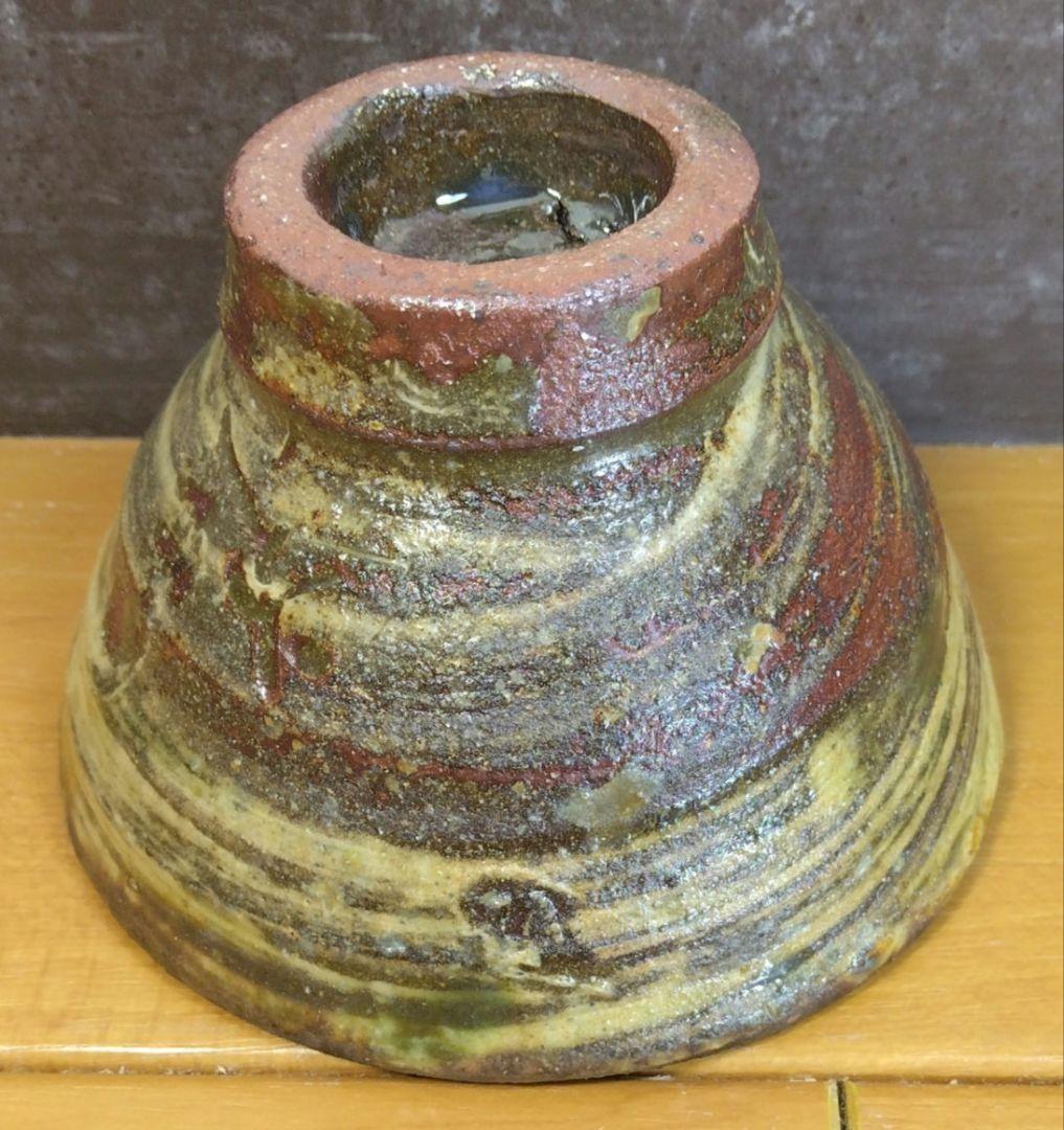 人間国宝 金城次郎 ぐい呑(魚紋ぐい呑）栞 共箱 壺屋焼 壷屋焼 やちむん 美品