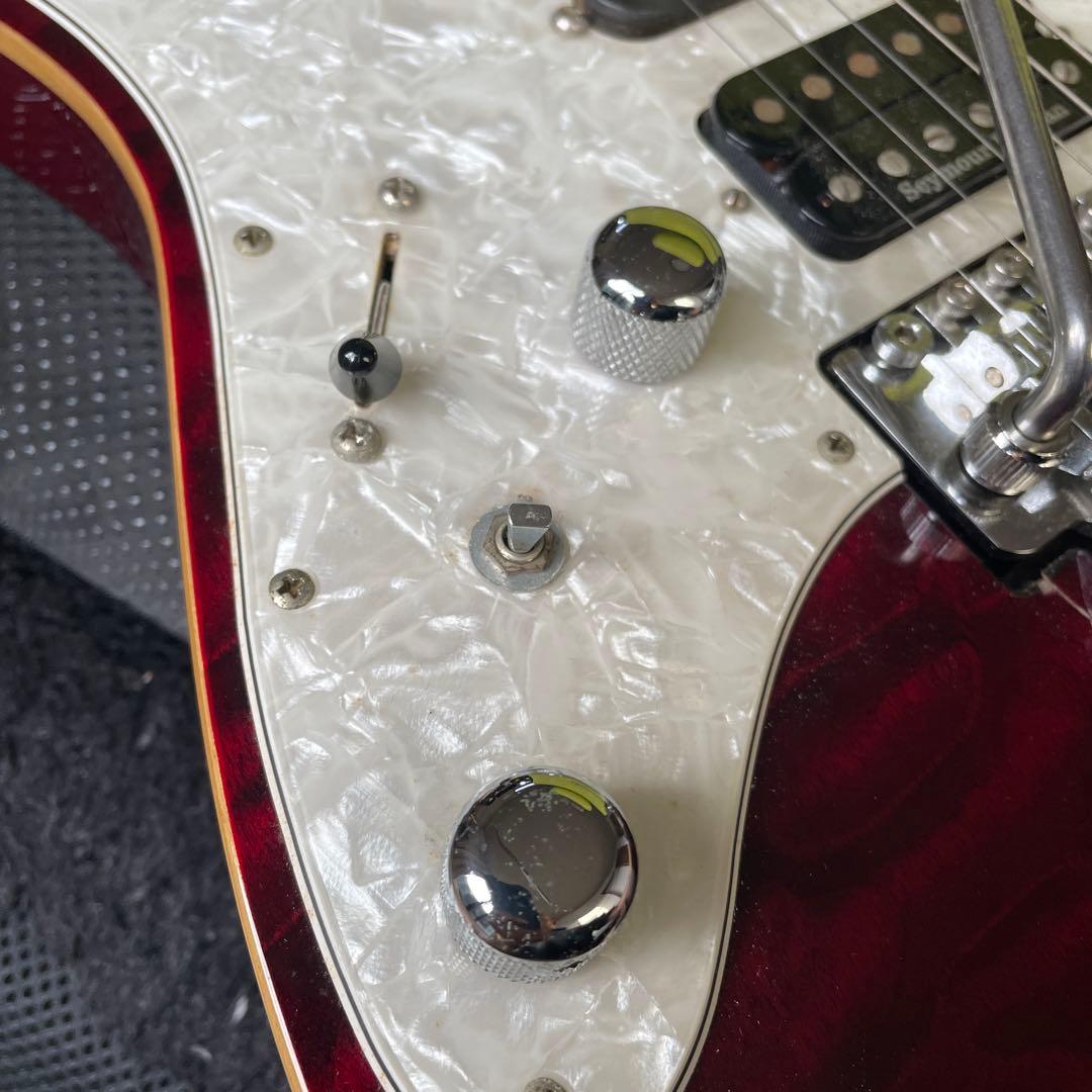 SCHECTER シェクター SD-2-24 レッド　レフティ　ギター