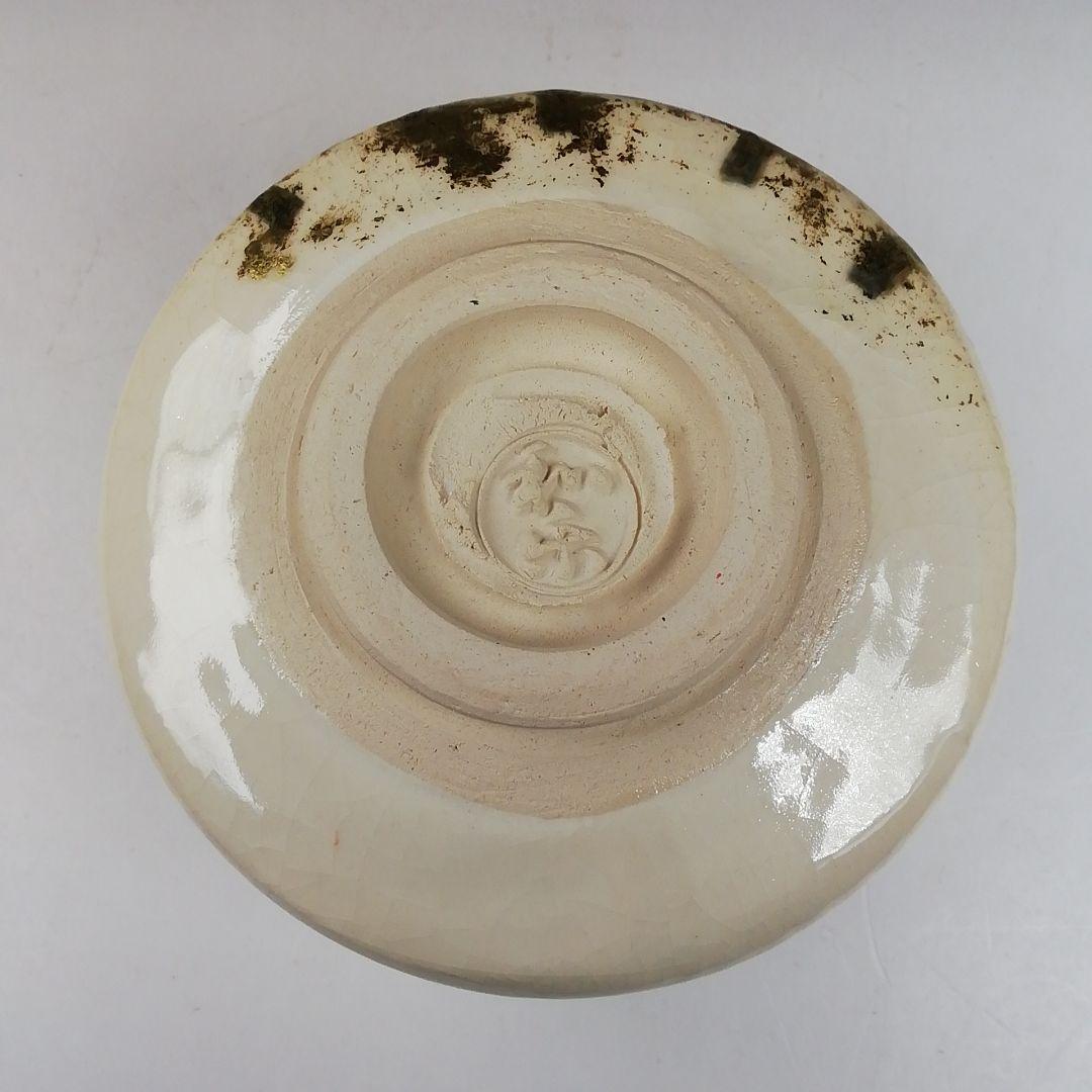 Ｗ２２４　茶碗　『松ノ絵』『川崎和楽 造』　共箱　抹茶碗　茶道具