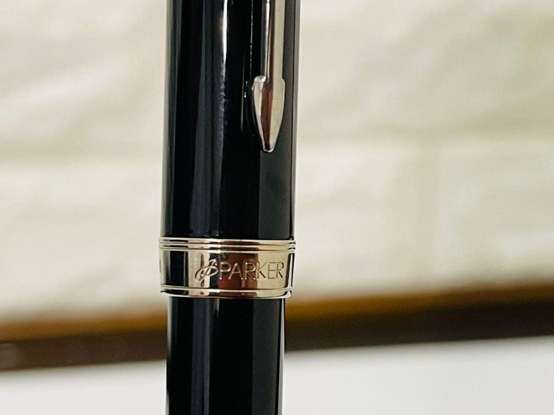 Parker 万年筆 黒 K18.0750