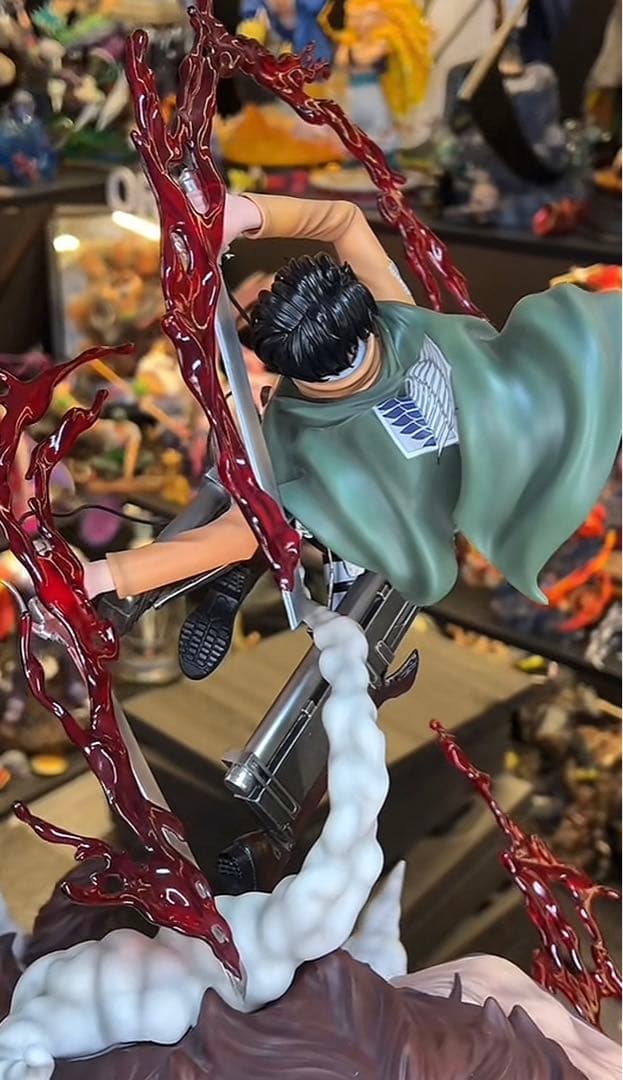 進撃の巨人 リヴァイ・アッカーマン 兽の巨人 フィギュア ガレージキット