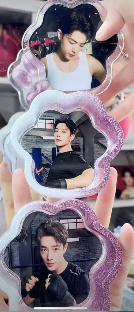 肖戦 二層構造の猫の肉球レジン収納ボックス❣️9セット❣️確認用❣️0106