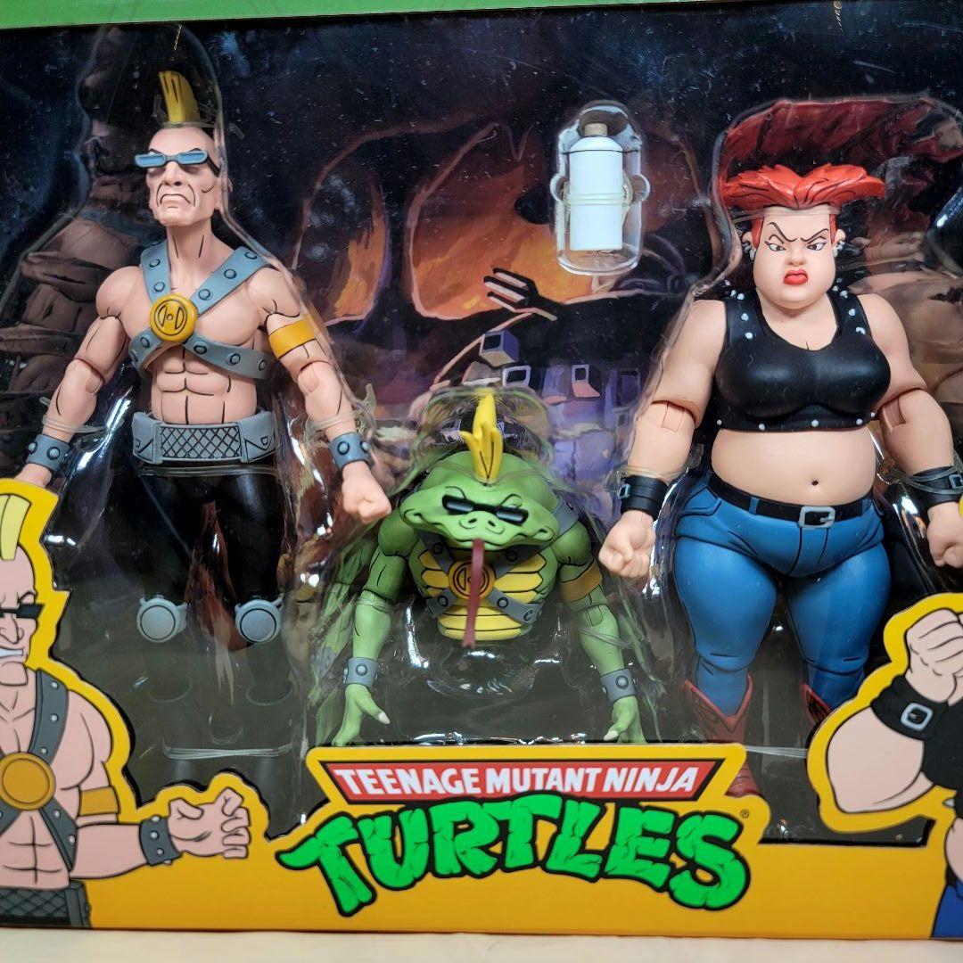 【NECA】新品 正規品 TMNT グラント＆ジャージー レッド タートルズ