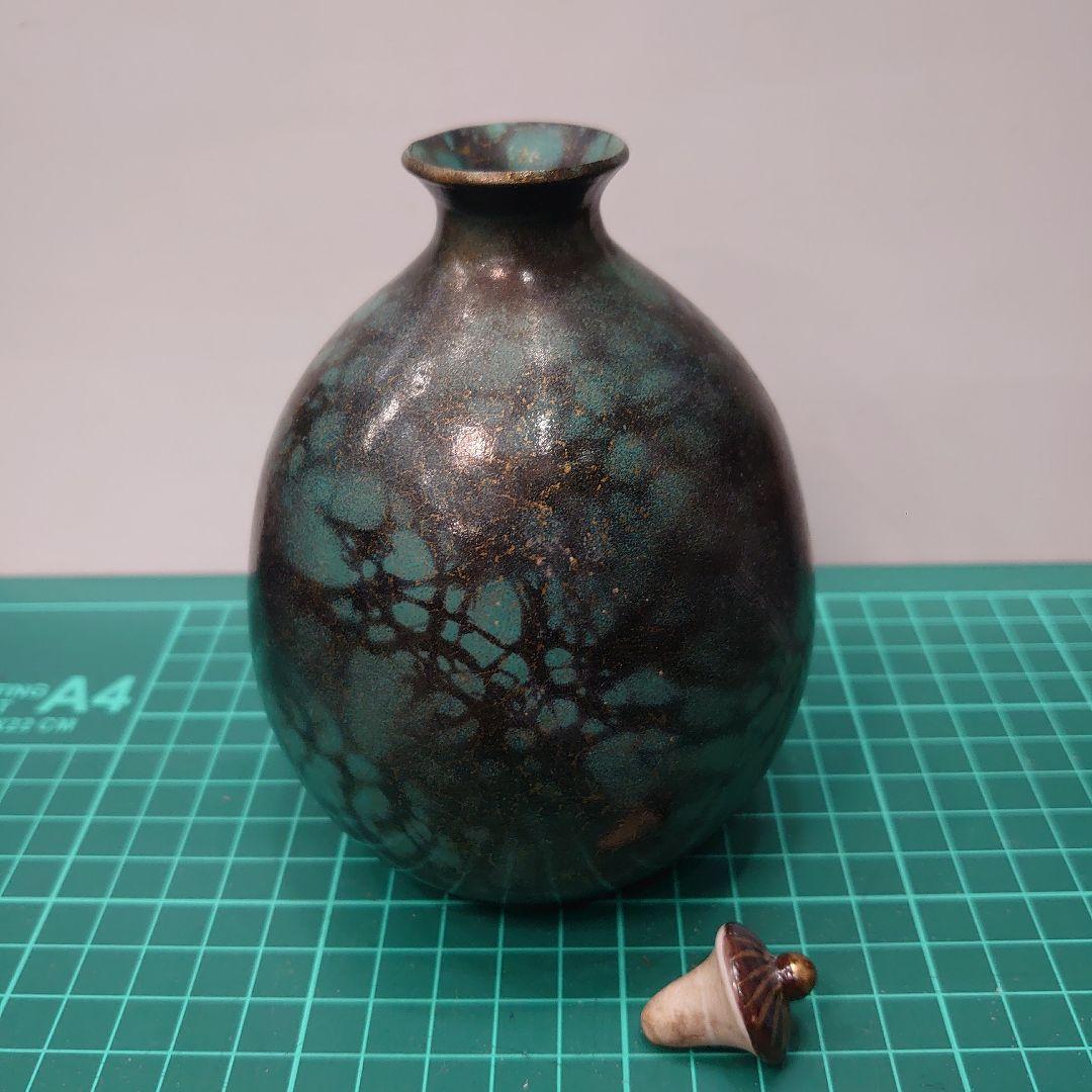 激安出品★アンティーク飾りツボ★中国骨董？古いモノと思います❗