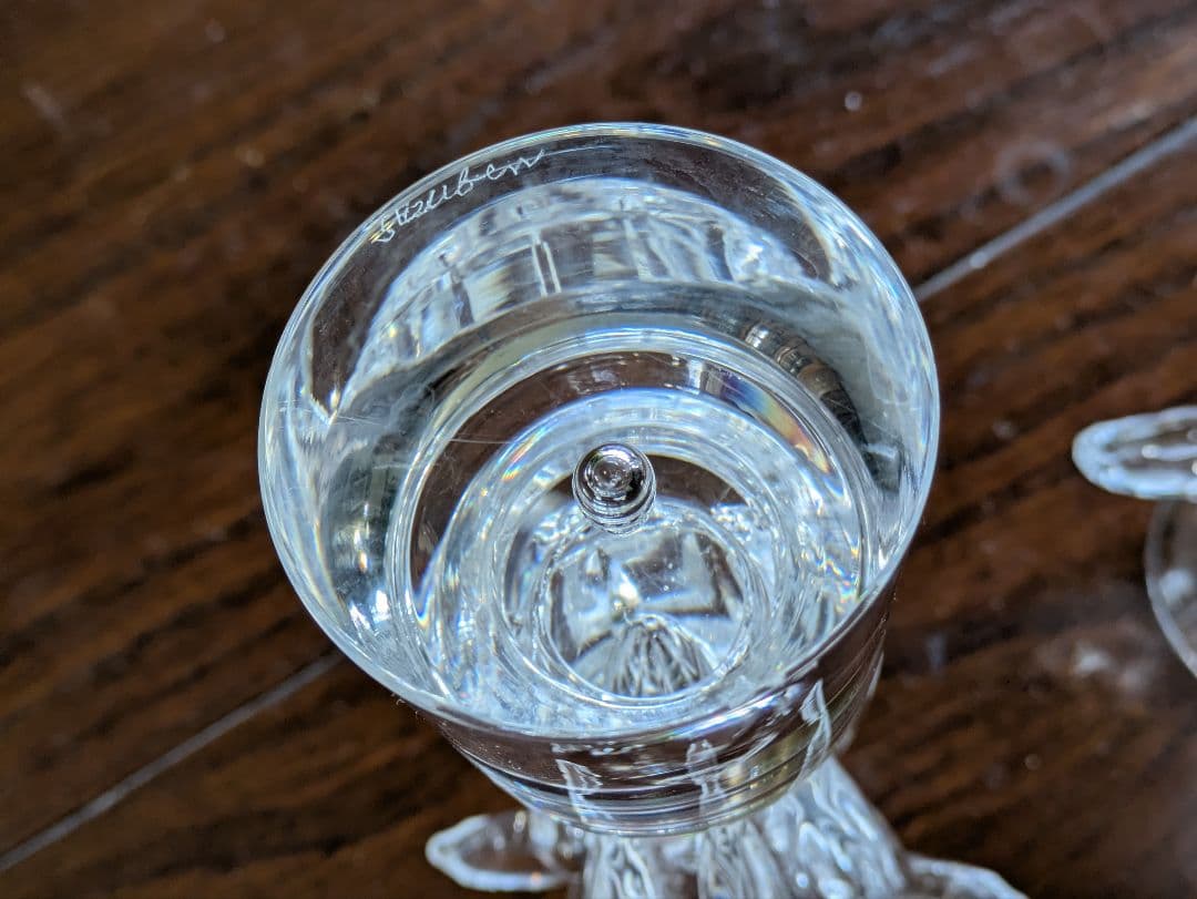 レア　Steuben　クリスタル　ヴェルサイユ 　キャンドルスティック 2個