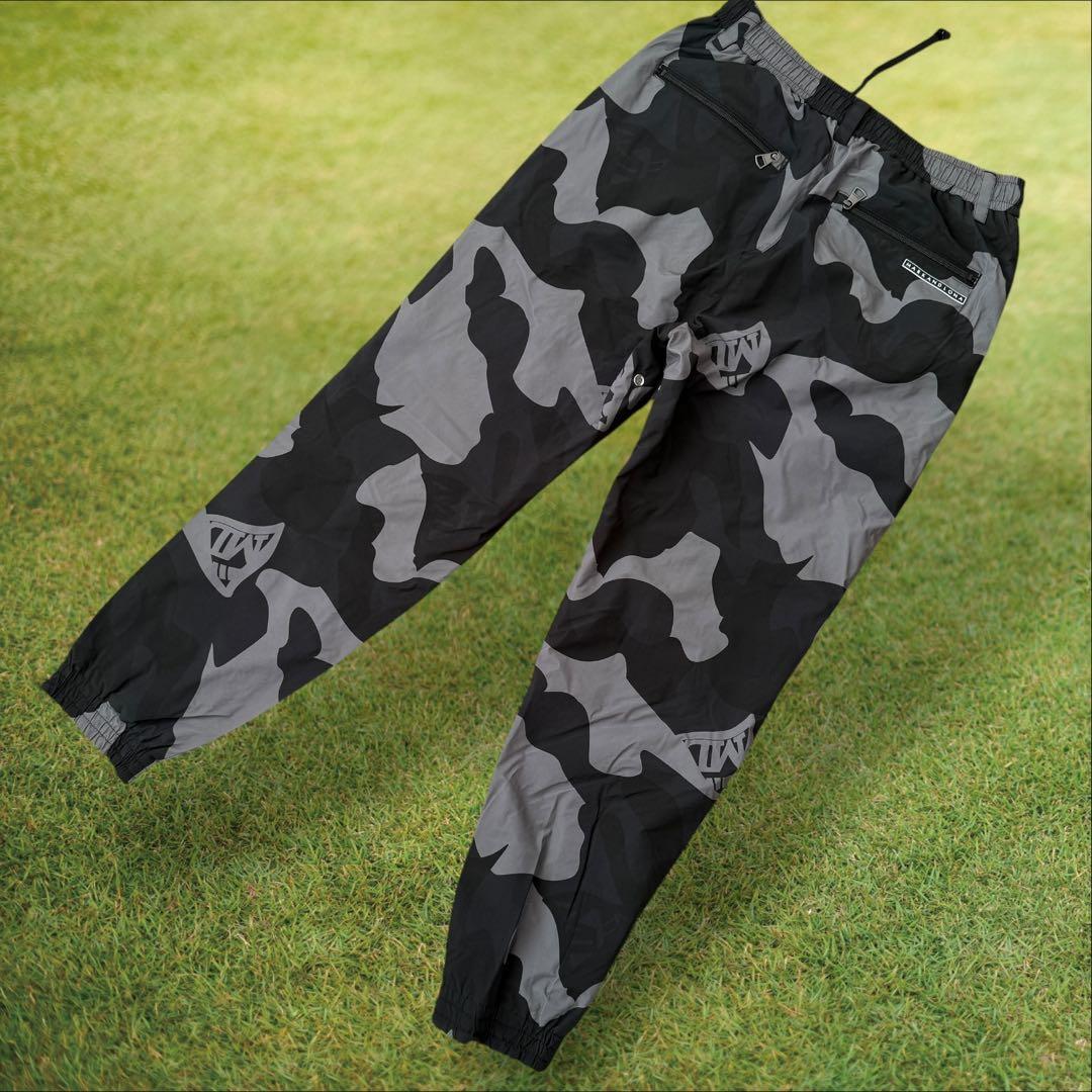 現行タグ　防寒　蓄熱　裏地付き　マーク&ロナ　ジョガーパンツ　M〜L相当　総柄