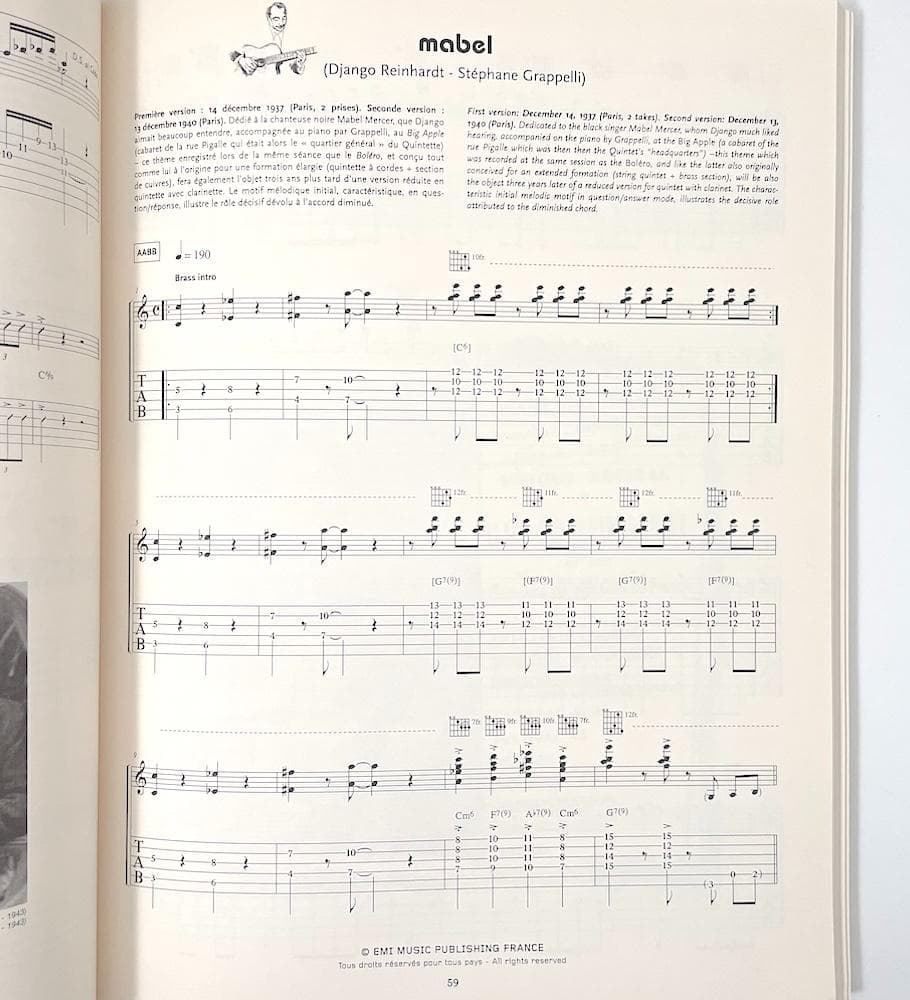 絶版本 ジャンゴ・ラインハルト ULTIMATE DJANGO'S BOOK