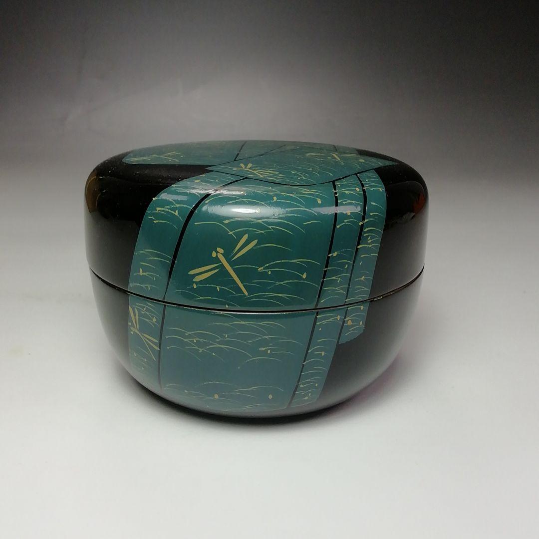 Ｓ６０５　棗　『即中斎好　誰ヶ袖蒔絵』『四季棗』『塗師　中村湖彩作』共箱　茶道具