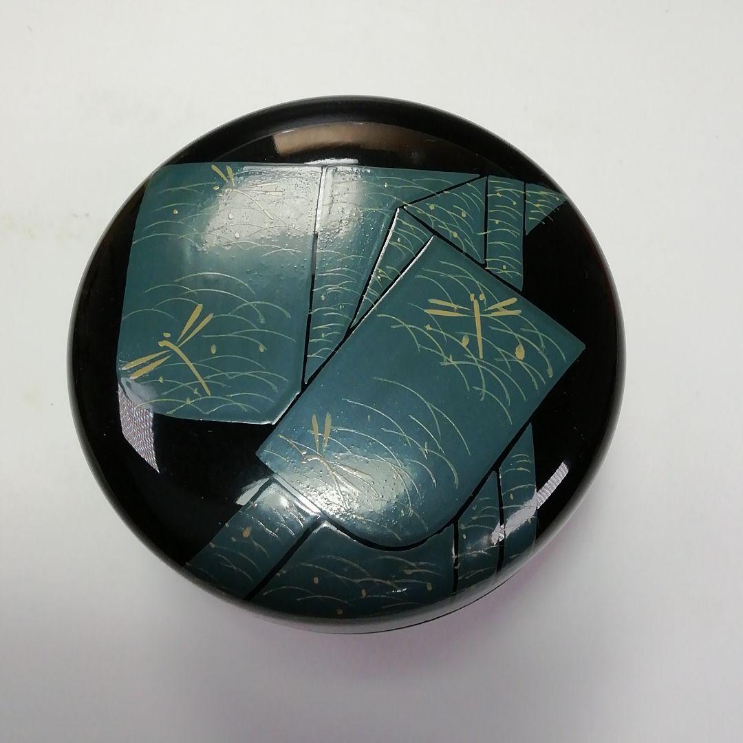 Ｓ６０５　棗　『即中斎好　誰ヶ袖蒔絵』『四季棗』『塗師　中村湖彩作』共箱　茶道具