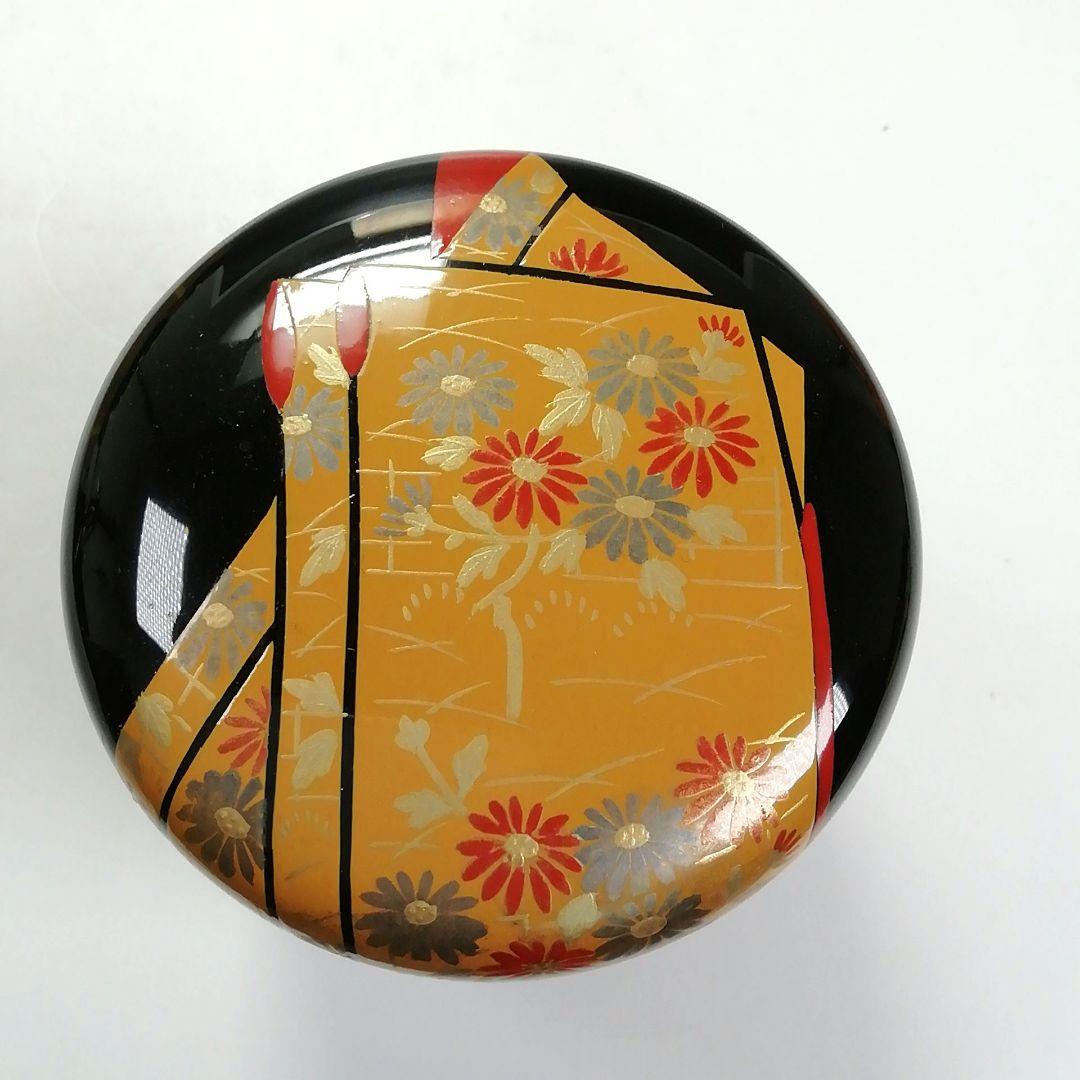 Ｓ６０５　棗　『即中斎好　誰ヶ袖蒔絵』『四季棗』『塗師　中村湖彩作』共箱　茶道具