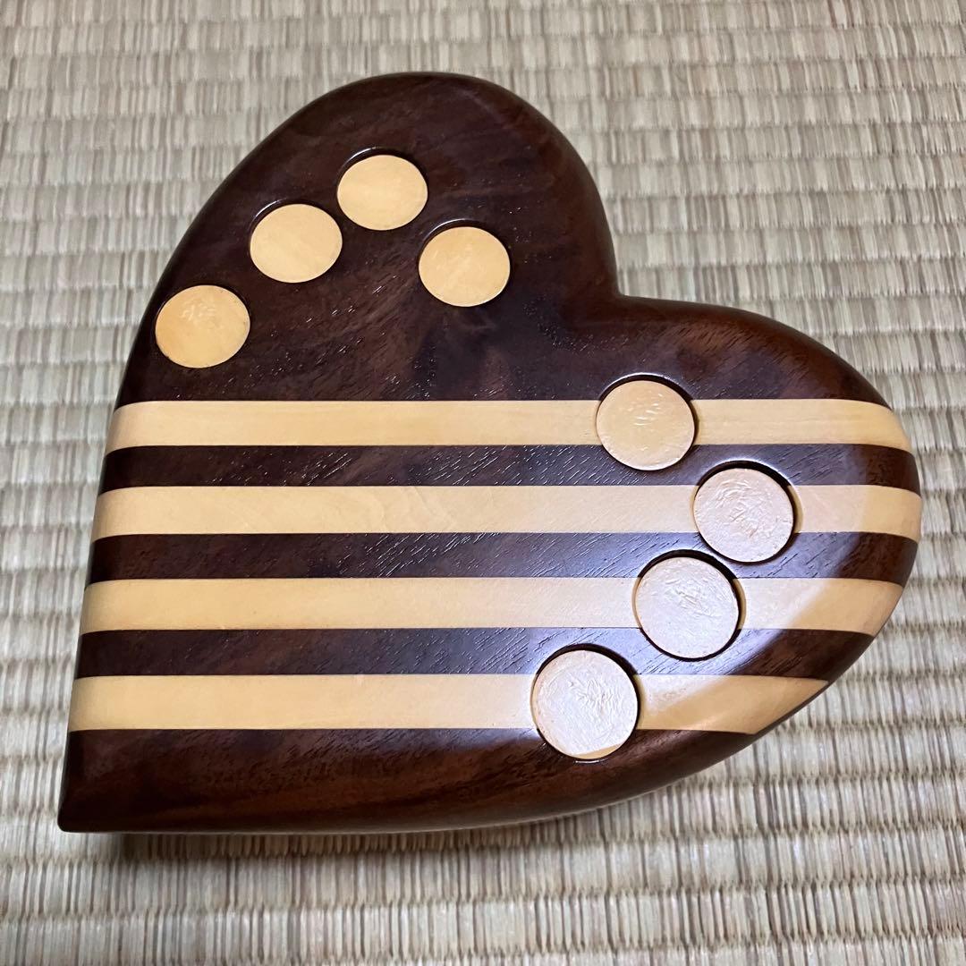 からくり箱 karakuri box 安兵衛 亀井明夫 ハート型 秘密箱 希少