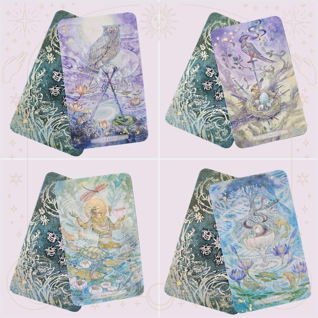 【正規品タロットカード】人気作者の繊細なアート作品✨生命力あふれる緑のデッキ