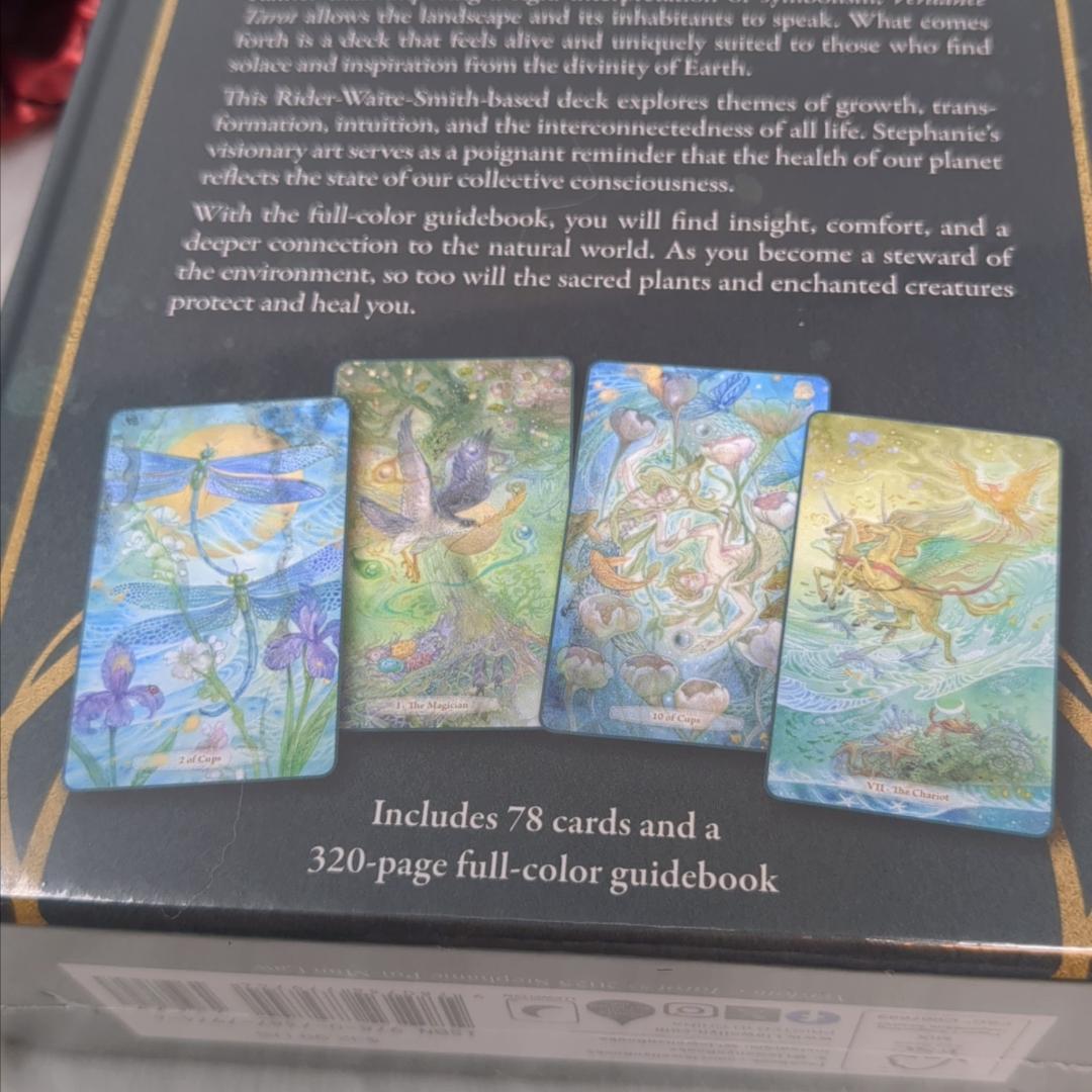 【正規品タロットカード】人気作者の繊細なアート作品✨生命力あふれる緑のデッキ