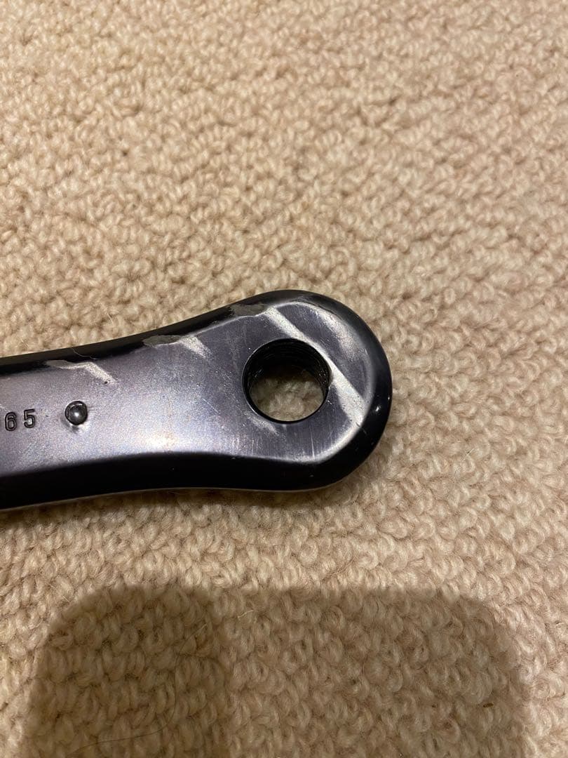 【165mm】スギノ75 クランク ピスト 競輪 シングルスピード ブルーラグ