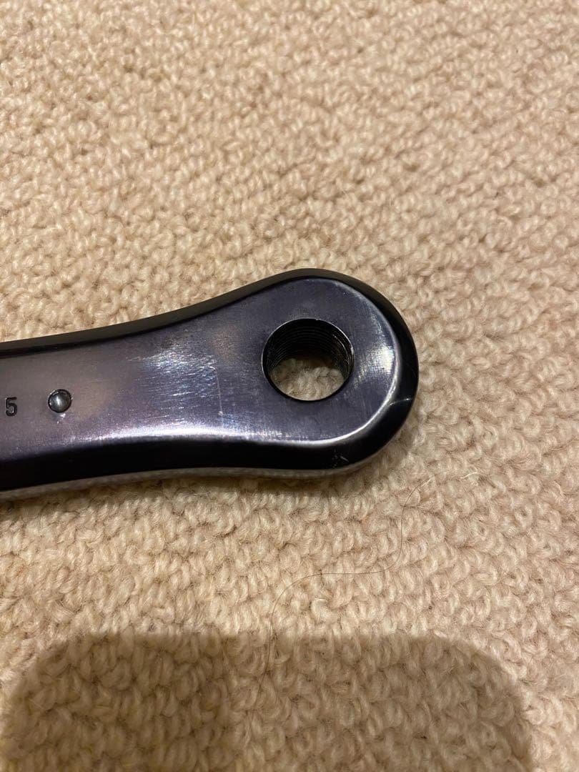 【165mm】スギノ75 クランク ピスト 競輪 シングルスピード ブルーラグ