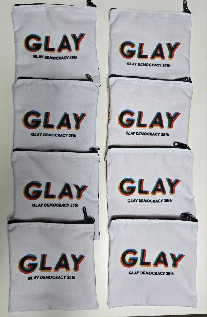 GLAY DEMOCRACY展 アルバムジャケットポーチ 8種セット
