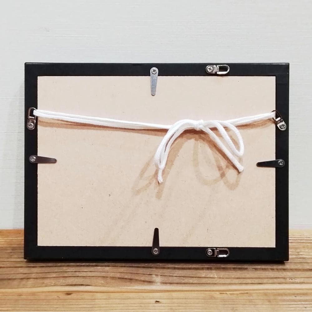 内野隆文　雨　絵画　抽象画　段ボールにアクリル　現代アート　額縁　真作