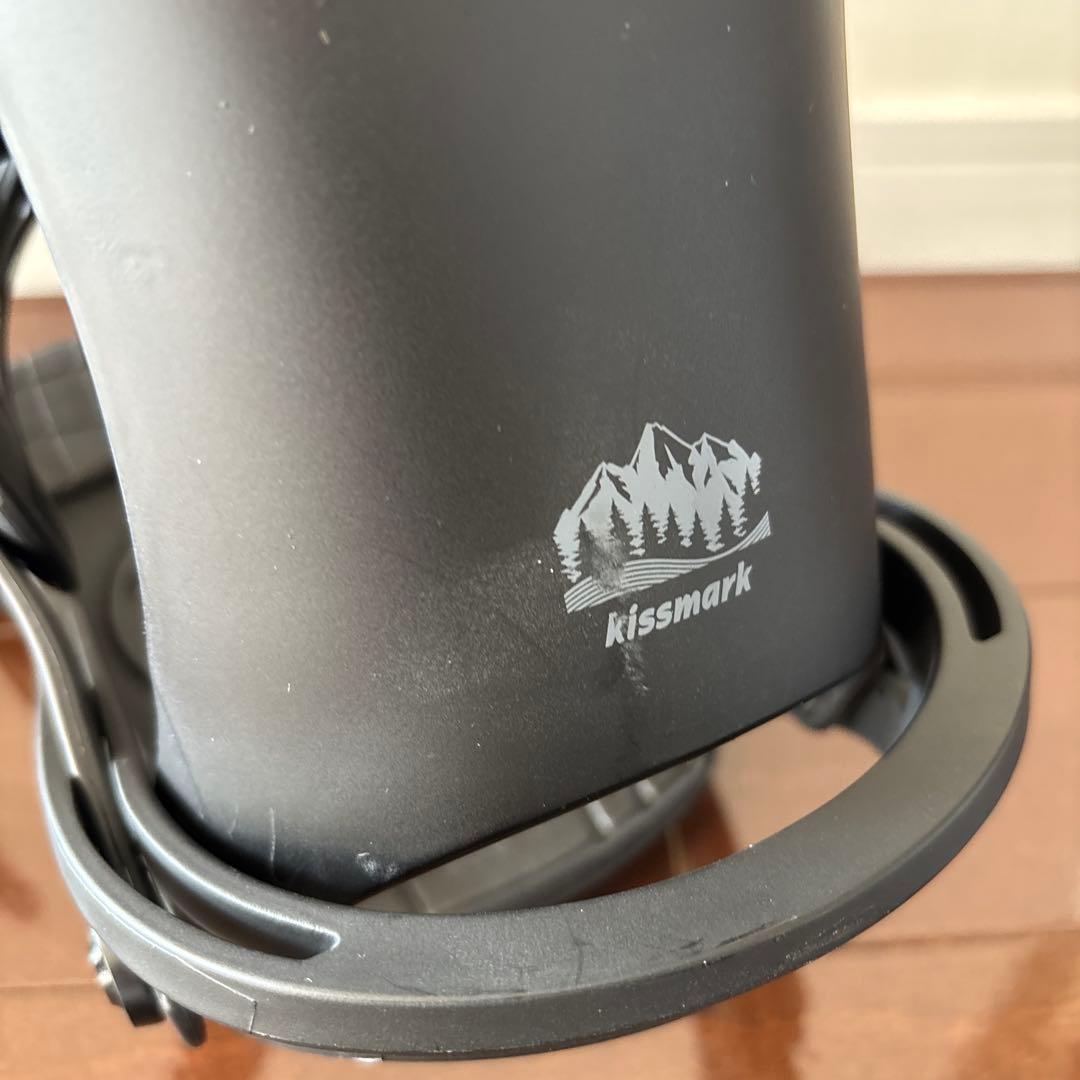 kissmark スノーボード ビンディング ユニセックスMサイズ ブラック