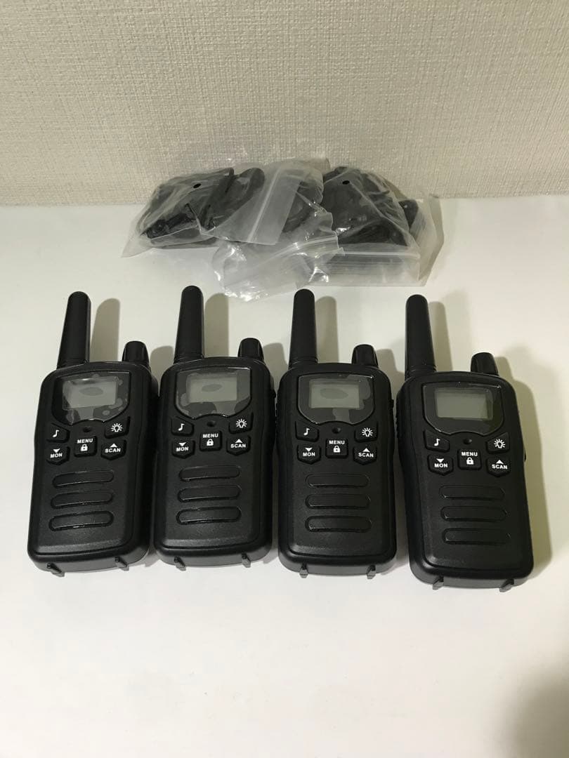 【M2834-137-106】インカム 特定小電力 トランシーバー 4台セット