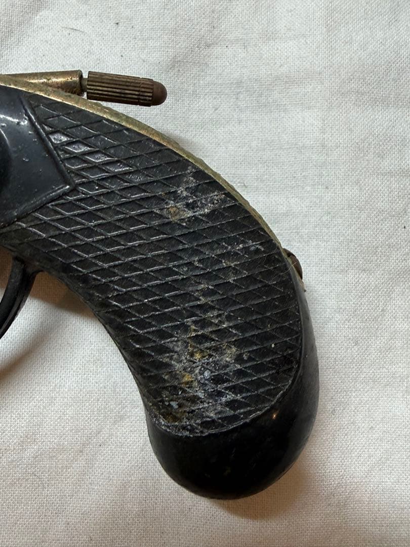 西郷隆盛像 置物 昭和レトロ 火縄銃 モデルガン 置物