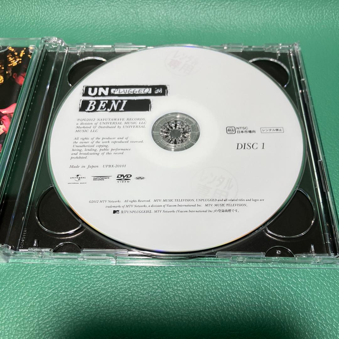 ■[廃盤/CD+DVD] ベニ BENI アルバム「MTV UNPLUGGED