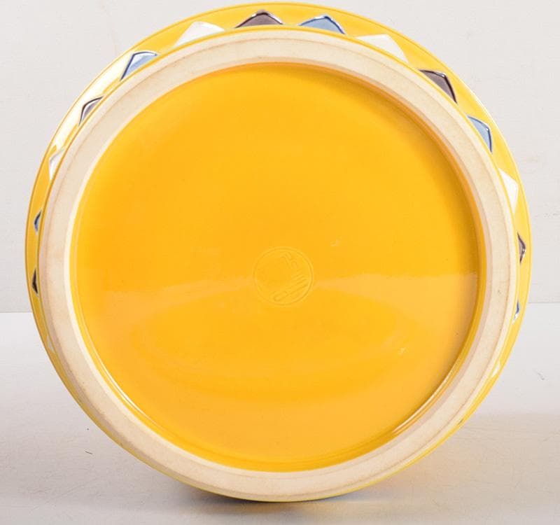 茶道具　京焼　叶松谷造　黄文跡　水指　共箱　M　R5093