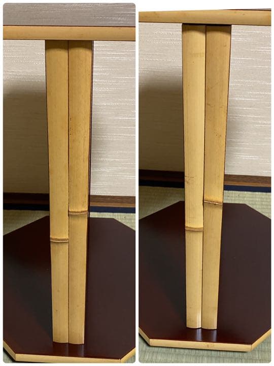 [茶道具] 竹寿棚　(共箱) ○